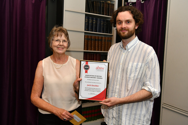 Dorrie Giles and Jack Goulder at the ABSW Awards Ceremony