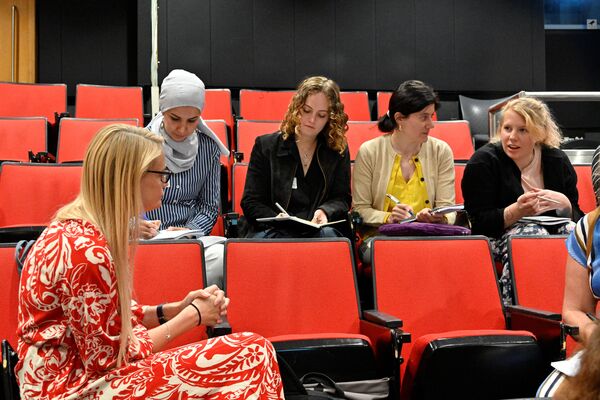 Participants at interview skills session at the ABSW Summer School 2025