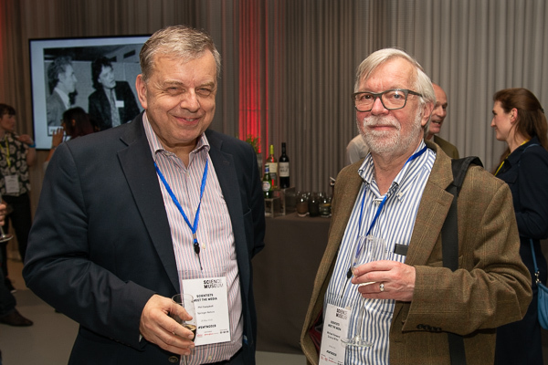 Sir Philip Campbell, Editor in Chief, Springer Nature, Mike Kenward, former editor, New Scientist