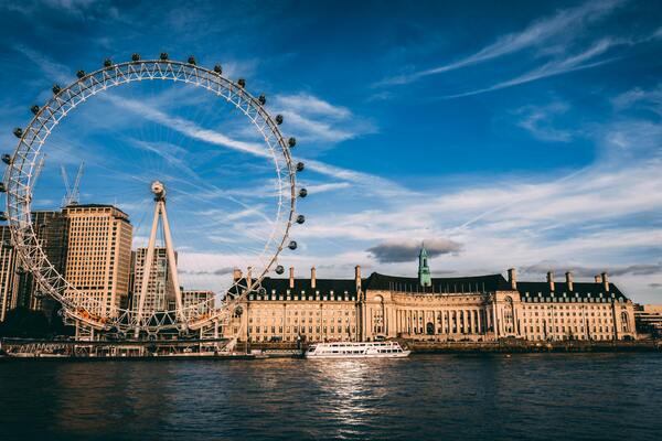 London Eye and Thames