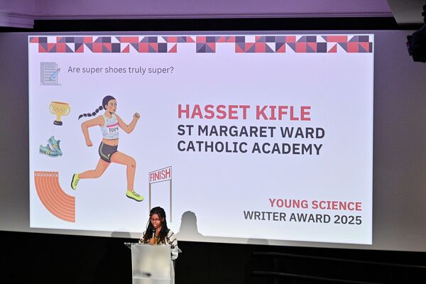 Hasset Kifle at the YSWA ceremony 2025
