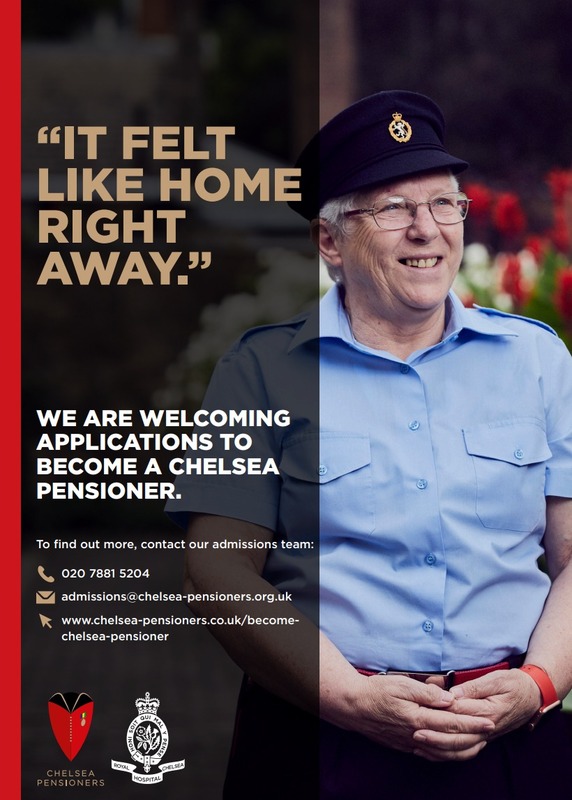 become a chelsea pensioner advert