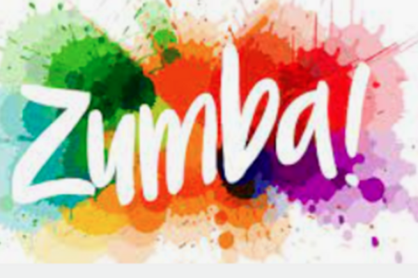 Colouful background with word ZUMBA