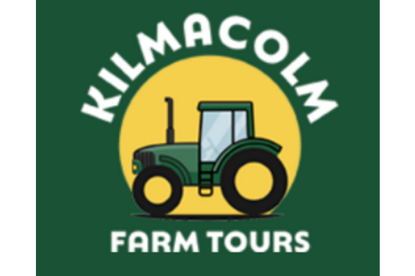 Kilmacolm Farm Tours Logo with Tractor