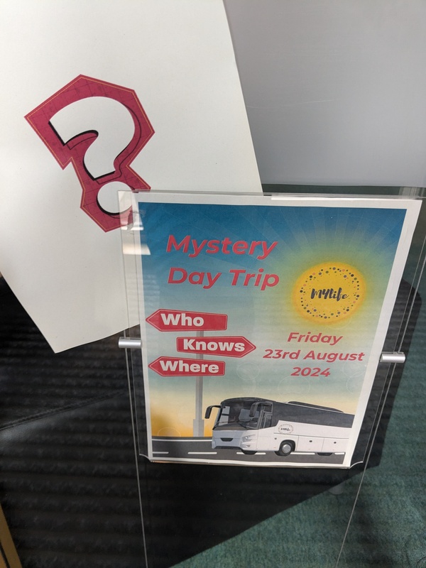 Poster for Mystery Day Trip and QuestionMark