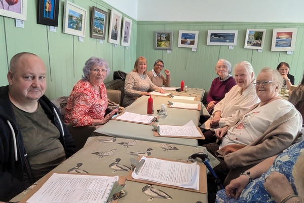 Group of people at a table