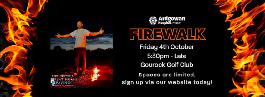 Poster for Firewalk event