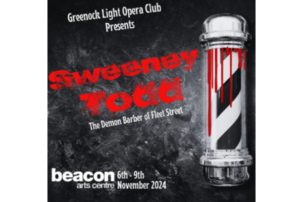 Photo of Beacon poster for Sweeney Todd