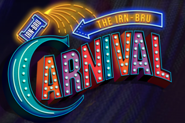 irnbru carnivval in coloured lights