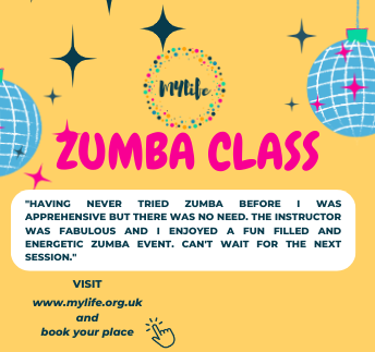 Poster for Zumba with member statement