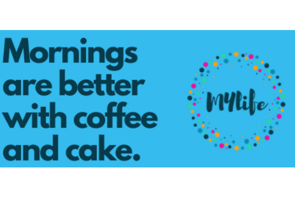 Banner about coffee and cake