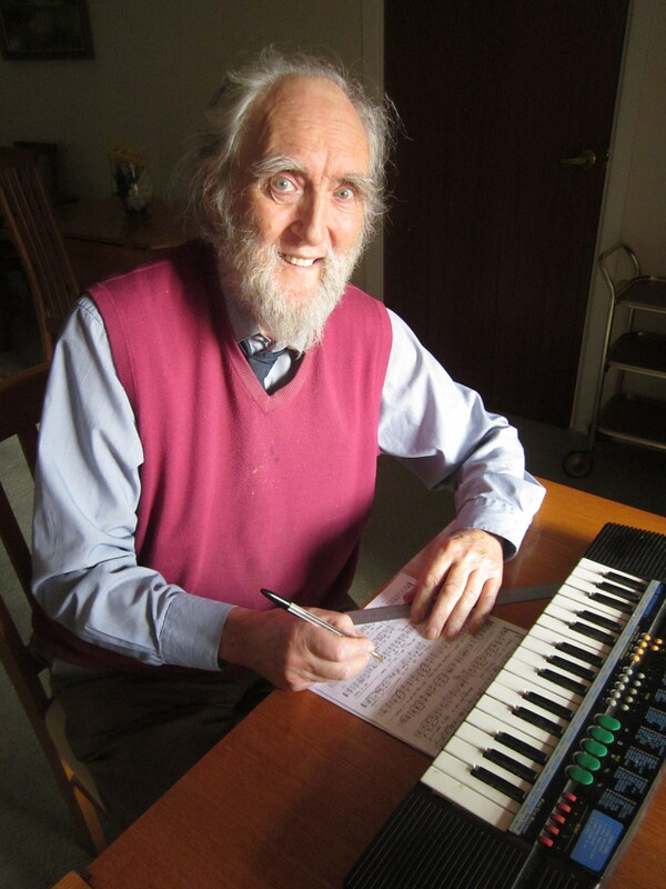 Portrait of Alan T Rowe, composer of the 50th Anniversary song.