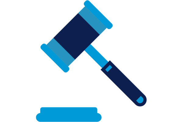 an icon of a gavel symbolising Access to Justice
