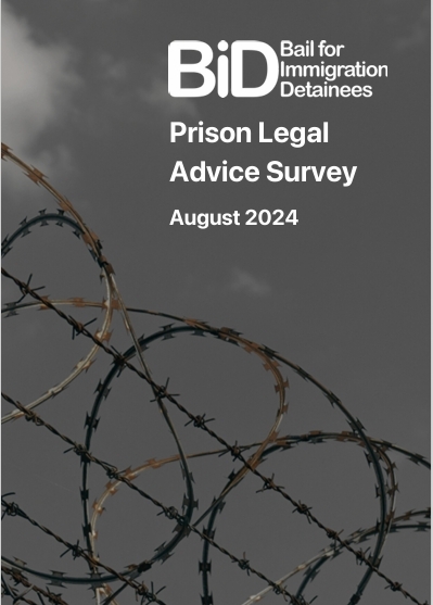 Prison Legal Advice Survey 2024