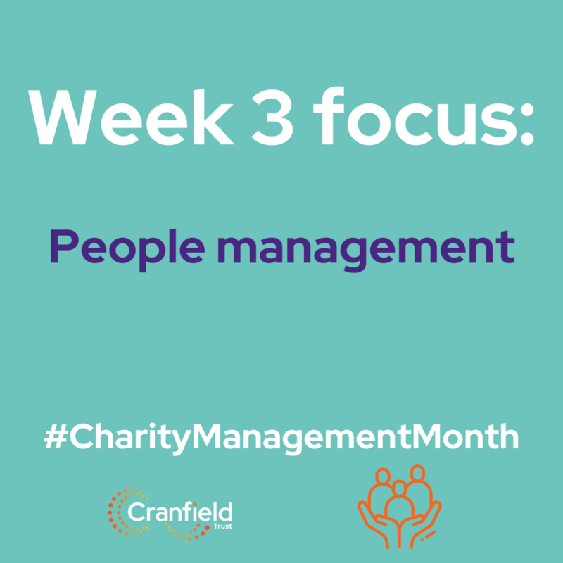 Graphic saying Week 3 focus: People management
