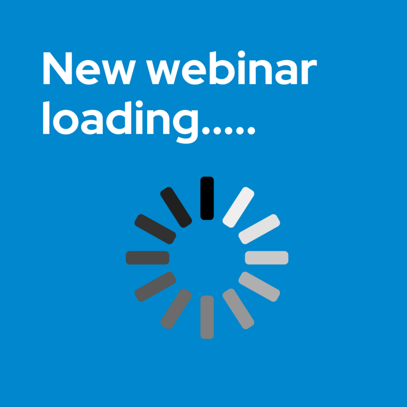 New webinar loading graphic