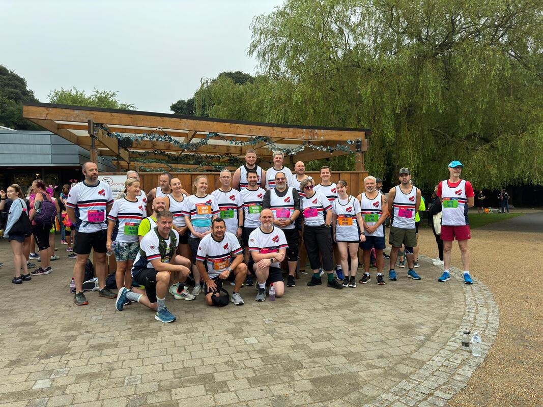 A group from the charity
