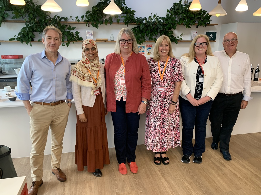 Amanda Tincknell with some members of the Board