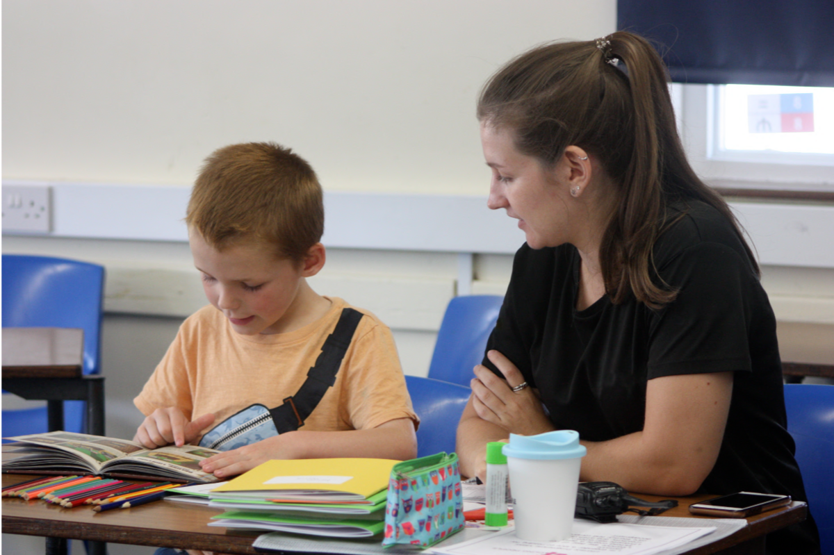 Student and teacher