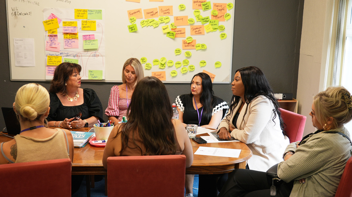 Salcare team working on strategy