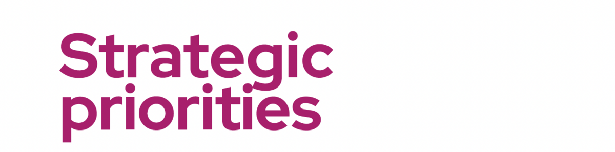 Strategic priorities