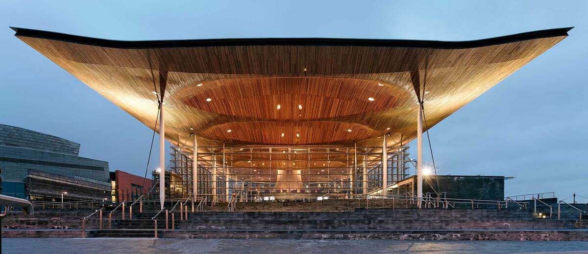 Image of Welsh Senedd building
