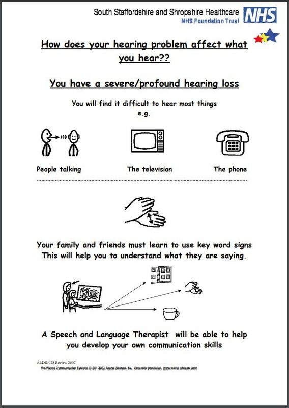 Severe/Profound Hearing Loss Easy Health