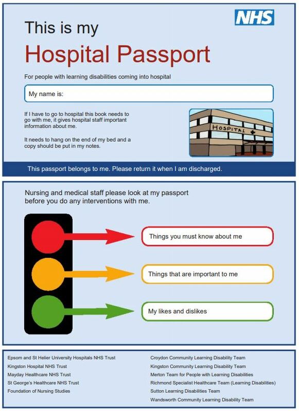 Hospital Passport Template Easy Health