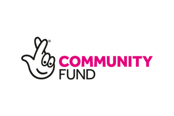 National Lottery Community Fund logo of crossed fingers 