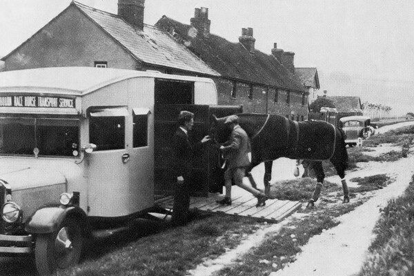 Horseboxes are central to the story of Lambourn