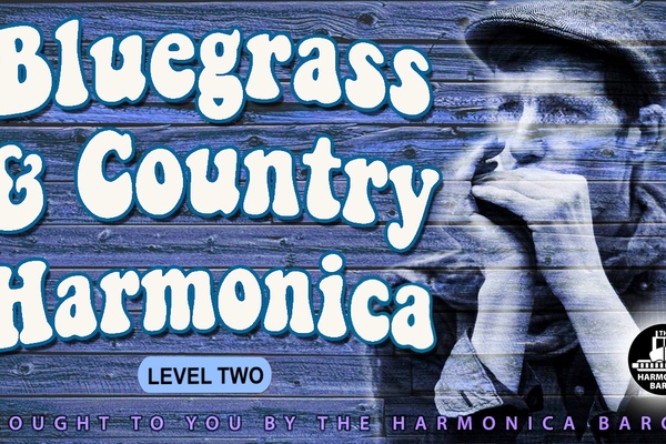Photo of Ed Hopwood and words Bluegrass & Country Harmonica level 2