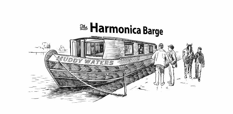 Harmonica barge drawing