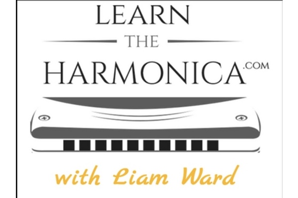 Learn the harmonica .com with Liam Ward logo
