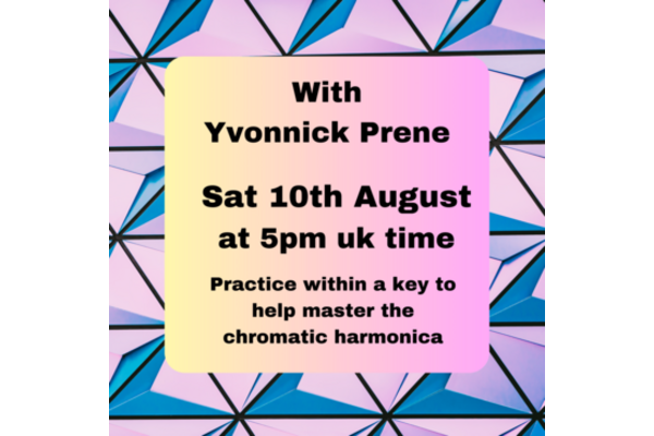 With Yvonnick Prene, Sat 10th August 5pm UK time