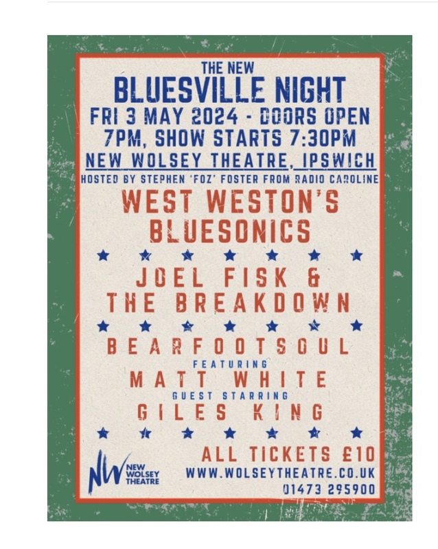 Bluesville Night Poster