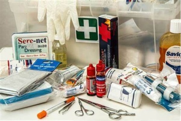 Selection of First Aid Supplies