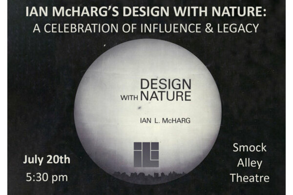 Feature image showing details for the Ian McHarg Exhibition in Dublin