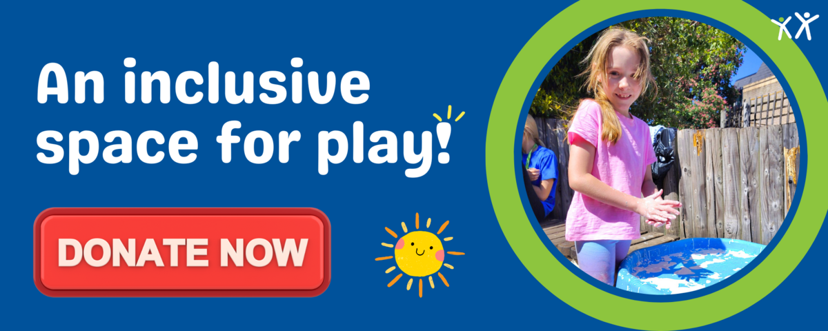 An inclusive space for play - donate now 