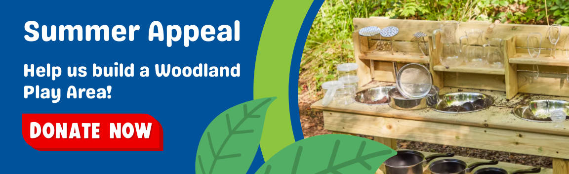 Summer appeal - help us build a woodland play area