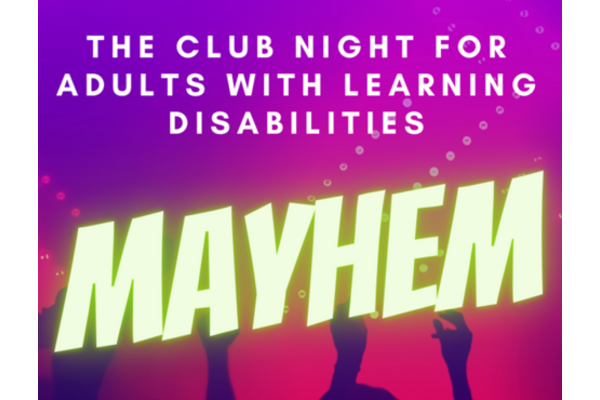 Mayhem club night flyer