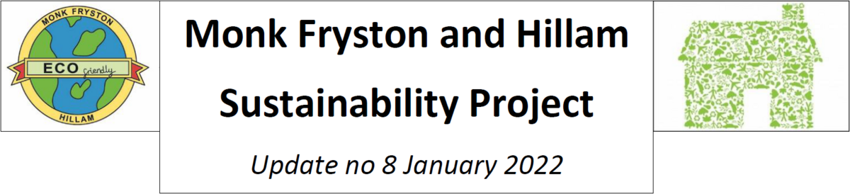 Monk Fryston and Hillam Sustainability Project Update #8
