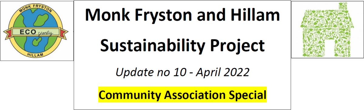 Monk Fryston and Hillam Sustainability Project Update #10