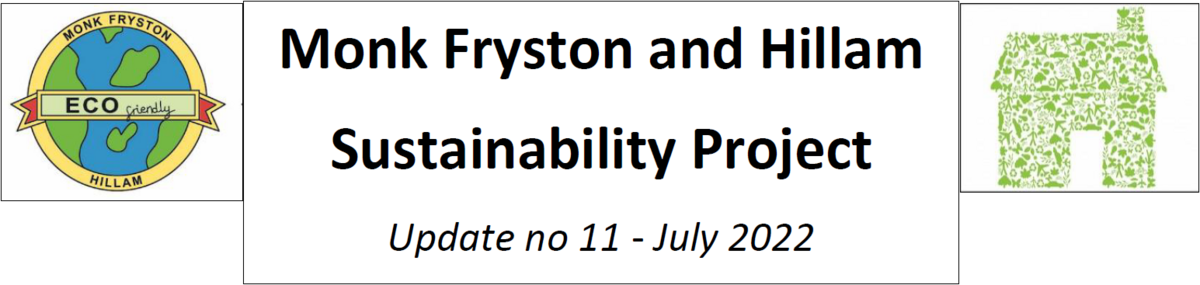 Monk Fryston and Hillam Sustainability Project Update #11