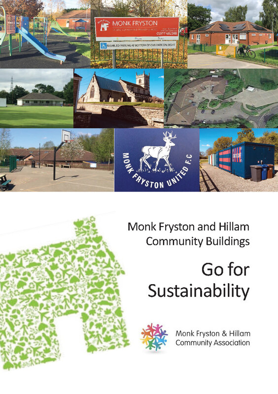 Monk Fryston and Hillam Sustainability Project Update #6