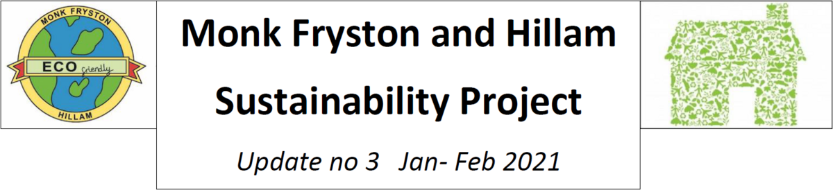 Monk Fryston and Hillam Sustainability Project Update #3
