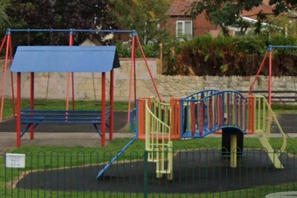 one of the features in the playground at Monk Fryston and Hillam Community Centre