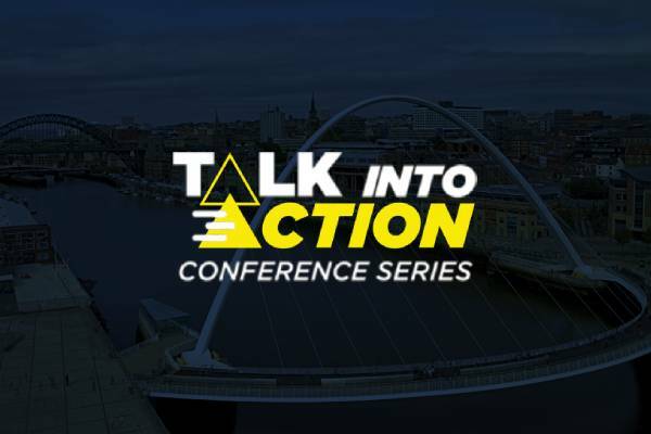 Talk into Action conference logo