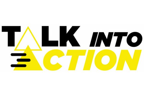 Talk into Action Logo