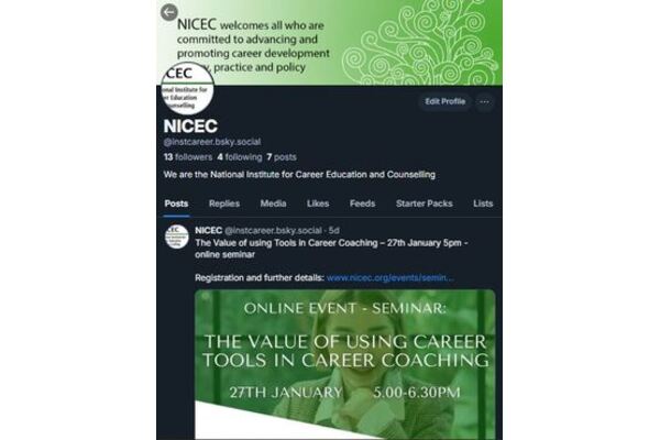 NICEC is now on Bluesky social media 