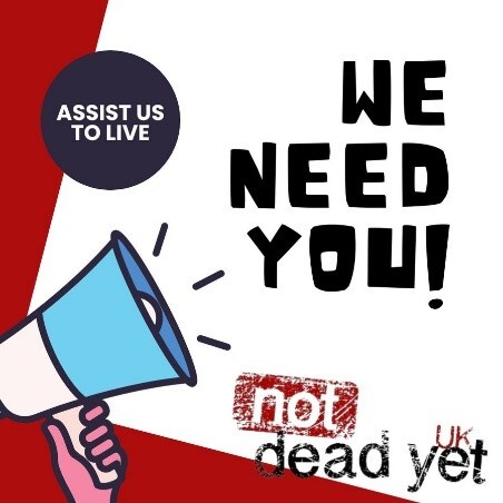 Megaphone shouting We need you!